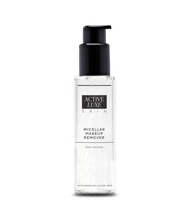 Active Luxe Micellar Makeup Remover Eau micellaire pour un d maquillage doux du visage et des yeux Aloe Vera & Huile d'Argan D maquillant pour peaux sensibles 115 ml