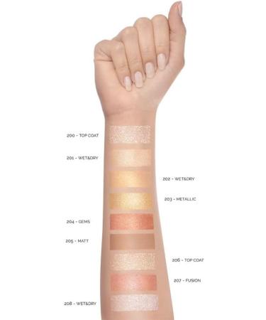 Pupa Milano Vamp Metallic Glitter and Matte Eyeshadow Powder 108 Frosted Rose 108 - Frosted Rose - Metallic - Buy Online on GoSupps.com