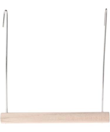 Yushu Parrot Swing Climbing Stand Natural Wooden Birds Perch Parrots Hanging Swing Cage Pendant Toys Stand Holder Parrot Toys for African Grey - Buy Online on GoSupps.com