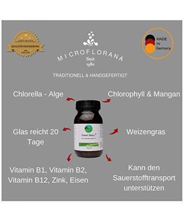  Microflorana Green Basic - Supports Metabolism and Oxygen Transport - 180 Capsules - Vegan - From Microflorana - Buy Online on GoSupps.com