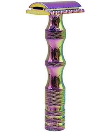 Panysilio Rotatable Double Edge Shaving Knife - Classic Men's Manual Hair Removal Razor - Colorful & Efficient Shaving Tool - Buy Online on GoSupps.com