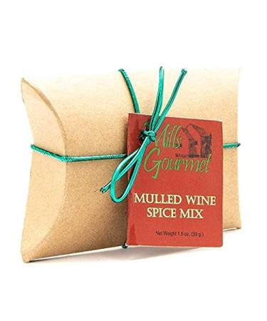 Mills Gourmet Mulled Wine Spice | With Flavors of Cinnamon and Clove | All Natural and Fresh Ingredients - 1.5 oz Mix (39 grams)