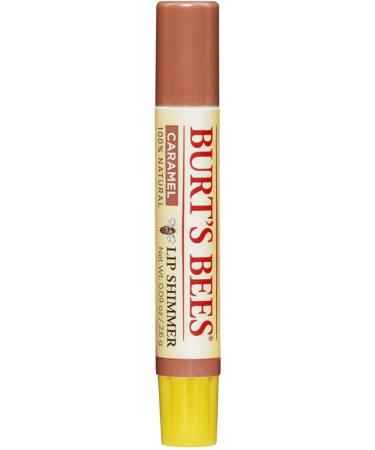 Burt's Bees Lip Shimmer Caramel 0.09oz - Natural Moisturizing Lip Balm - Pack of 1 - Buy Online on GoSupps.com