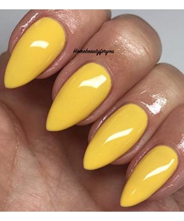 Bluesky YELLOW Pastel Bicylce Yellow A115 Nail Gel Polish UV LED Soak Off 10ml - Buy Online on GoSupps.com