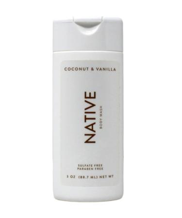 Native Coconut & Vanilla Travel Size Body Wash & Deodorant Set - International Shipping Available - Buy Online on GoSupps.com