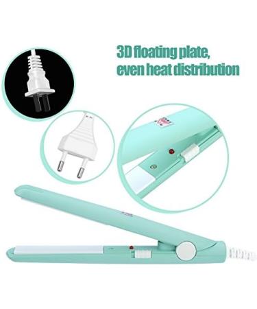 2 in 1 Mini Flat Iron - Ceramic Tourmaline Hair Straightener & Curler in 4 Colors | Salon Quality Mini Hair Tools - Buy Online on GoSupps.com