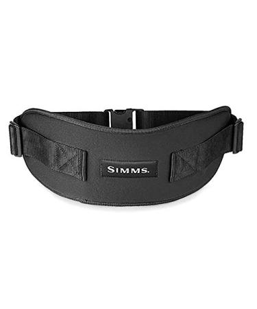 Simms BackSaver Wading Belt, Reduces Lower Back Pain & Stress, 30" to 46", Black