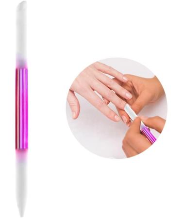 Glass Cuticle Pusher Professional Manicure Stick Nail Art Tools Accessory Cuticle Remover Tools Rosy - Buy Online on GoSupps.com