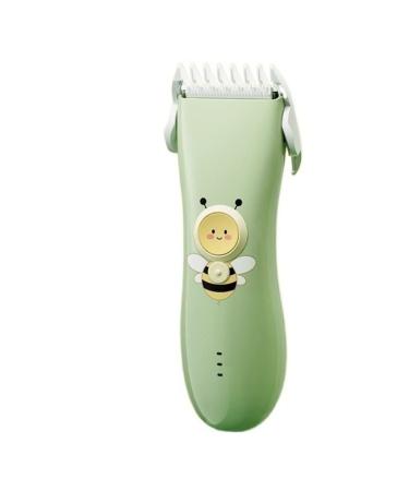 jkyyds Baby Hair Clipper Shaving Newborn Children Electric Clipper Baby Shaving Hair Cutting Lanugo Artifact (Color : Abeja Verde Set 3)