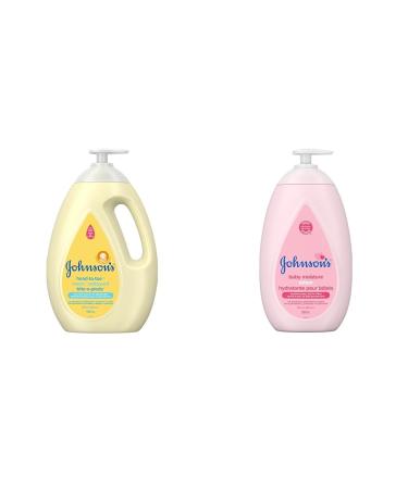 Johnson's Baby Wash and Shampoo (1000 ml) + Johnson's Baby Lotion (800ml) 1 l (Pack of 1) Wash+Baby lotion