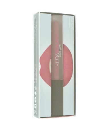 Huda Beauty Liquid Matte Lipstick - Muse (Muted Rose) | Transfer-proof & Ultra-Comfortable - Buy Online on GoSupps.com