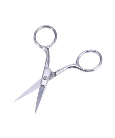 FRCOLOR Eyebrow Scissors Hair Scissors Hair Mustache Small Trimming Nail Safety Nose Hair Facial Trimmer Double Eyelid Sticker Mens Eyelash