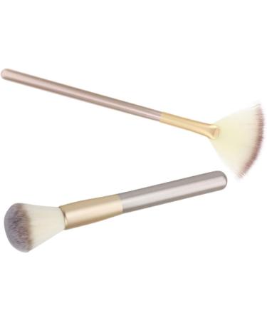 5 sets of make-up powder brush make-up brush cosmetic brush make-up blush make-up powder sponge women corrugated cardboard made of silk-nylon-wool  - Buy Online on GoSupps.com
