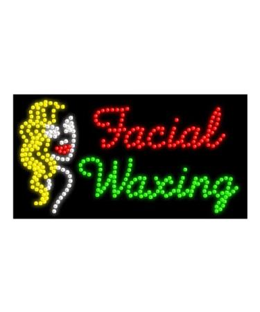 Facial Waxing LED Dots Sign #21700