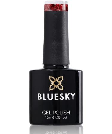 Bluesky Gel Nail Polish Red Glitter Sp19 10 ml (Requires Drying Under UV LED Lamp) - Buy Online on GoSupps.com