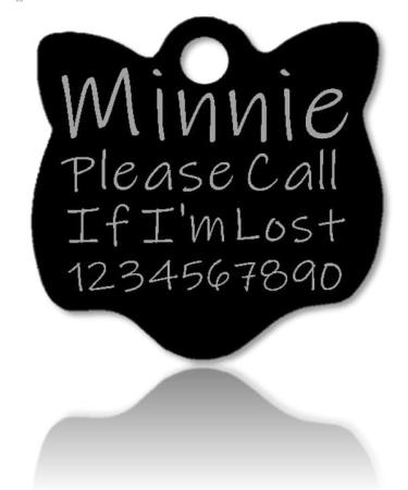 MHS Cat ID Tag Reflective Cat Collar with Bell Cat Tags for Pets Engraved ID Tag Personalised Cat Name Tags Customised Cat ID Tags (Black Tag + Orange Collar) - Buy Online on GoSupps.com