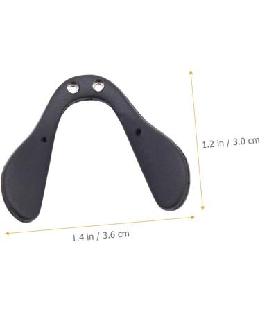 Healeved 6 pc U-Shaped Screw Nose Pads for Sunglasses & Glasses - Universal Silicone Saddle Set for Comfort & Stability - Buy Online on GoSupps.com