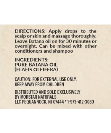Raw Batana Oil for Hair Growth | 100% Pure & Unrefined | Dr. Sebi Batana Oil from Honduras | Promote Hair Thickness for Men & Women | 3.4 OZ - Buy Online on GoSupps.com
