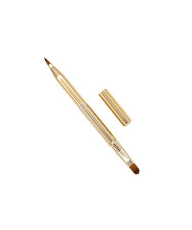 Housoutil Double-ended Lip Brush Double-sided Lip Brush Makeup Lip Makeup Beauty Tool Kit Lip Applicators Cosmetic Kit Lip Gloss Makeup Brush Retractable Lipbrush Lipstick Brush Metal