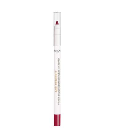 L'Oreal Paris Age Perfect Anti-Feathering Lip Liner - Burgundy | Long-Lasting Lipstick Base - Buy Online on GoSupps.com