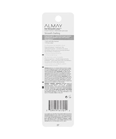 Almay Gel Smooth Eyeliner in Black - Long-Lasting Waterproof Formula - Buy Online on GoSupps.com
