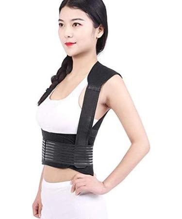 Self-Warming Turmaline Back Support Belt | Magnetic Therapy for Pain Relief | Herniated Disc & Posture Support | Breathable Lumbar Support (Black M/M) - Buy Online on GoSupps.com