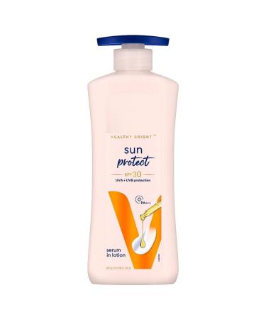 Vaseline Healthy Bright Sun Protection Body Lotion SPF 30 400 ml daily moisturizer for dry skin gives nongreasy radiant skin for men and women