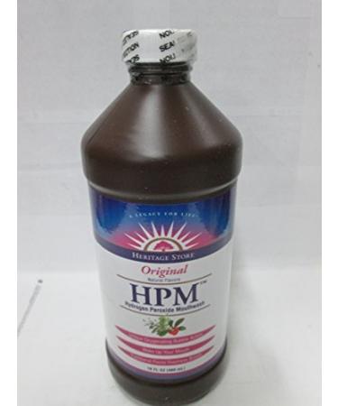 Heritage Hydrogen Peroxide Mouthwash 16oz (Pack of 4) - Natural Oral Care Solution - Buy Online on GoSupps.com