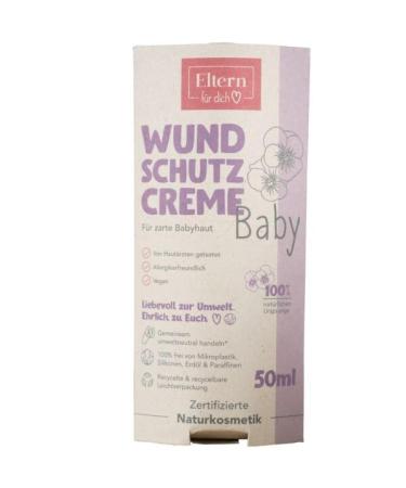 Parents for you Premium baby wound protection cream 50ml for delicate baby skin |Baby wound protection with valuable organic oils |Allergy -friendly & vegan