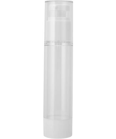 Verdant Touch 50ml Clear Plastic Refillable Cream Pump Bottle for Travel Cream or Lotion - Buy Online on GoSupps.com