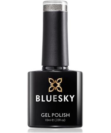 Bluesky Gel Nail Polish Himalaya Silver Glitter Grey - Autumn/Winter 2020 Collection | Long Lasting Chip Resistant | 10 ml (Pack of 1) - Buy Online on GoSupps.com