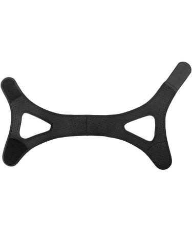 Chin Strap for Anti Snoring - Breathable CPAP Solution | Reduce Snoring Non-Stick Hair - Black - Buy Online on GoSupps.com