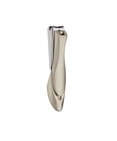 UNbit Nail Clipper Stainless Steel Nail Scissors Splash Free Clipper Nail Nail Pedicure Scissors Manicure File(Color:Grau)