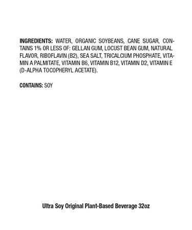 Pacific Foods Ultra Soy Non-Dairy Milk Original 32 Fl Oz - Pack of 12 - Buy Online on GoSupps.com