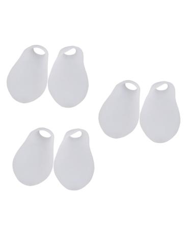 FRCOLOR 6 Pcs Toe Sleeve Protector for Small Toe Silicone Toe Protector Toe Tubes Mx3pcs As Shownx3pcs