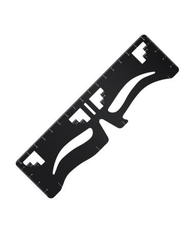 Amosfun Eyebrow Design Eyebrow Card Makeup Kits Guide Measuring Tool Reusable Eyebrow Stencil Supplies