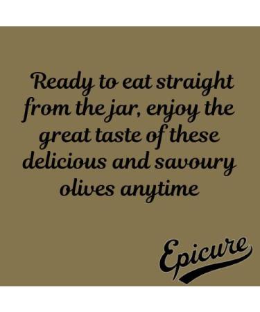Epicure Spiced Stoneless Greek Olives 310 g (Pack of 1) - Buy Online on GoSupps.com