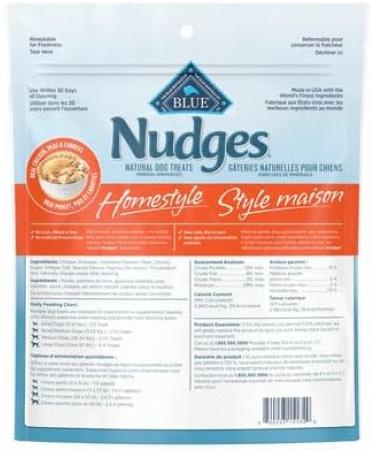 Blue Buffalo Nudges Natural Dog Treats Chicken Pot Pie 16oz Chicken Pot Pie Nudges - Buy Online on GoSupps.com