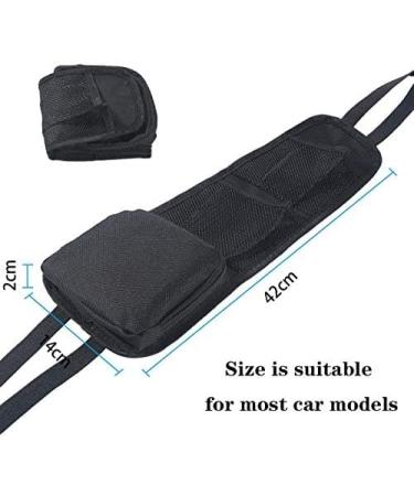 URAQT Car Seat Side Storage Bag - 2 Pcs, 3 Pockets, Mesh Hanging Bag - Durable Drink Holder & Small Item Organizer for Auto - Fits All Vehicles - Buy Online on GoSupps.com