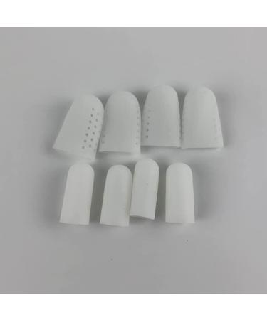 Healifty 16 Pcs Toe Tubes Corn Protectors - Silicone Gel Sleeves for Toe Corns - Breathable Toe Caps for Pain Relief - Buy Online on GoSupps.com