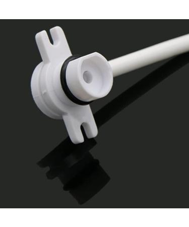 Haodasi Water Hose Plastic Handle - Replacement Tube for Waterpik Oral Irrigator WP-100/130/660/900 - Button White | Oral Hygiene Accessories - Buy Online on GoSupps.com