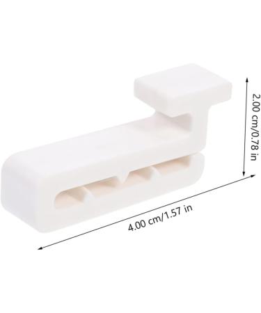 Minkissy Helmet Mask Hooks - Creative Clips for Sports Masks & Earmasks | White PVC Holder (4x2x1 cm) - International Shipping Available - Buy Online on GoSupps.com