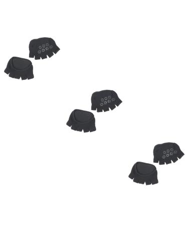 FOMIYES 3 Pairs Forefoot Pads for Women Heels Feet Pads for Heels Toe Cover High Heels Toe Toppers for Shoes of Half Breathable Metatarsal Sleeve Pads Women's Sock Thin Section