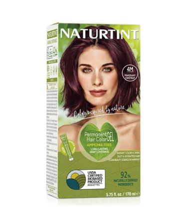 Naturtint 4M Mahogany Chestnut Permanent Hair Color - 5.6 fl oz | Natural & Ammonia-Free - Buy Online on GoSupps.com