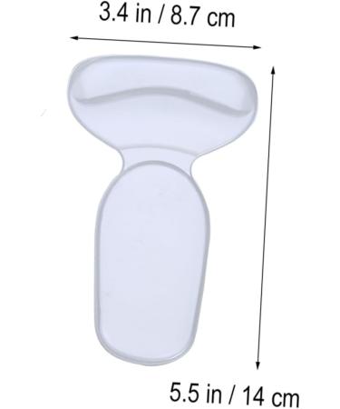 FRCOLOR Heel Grips - 2 Pairs Self-Adhesive Cushions for Foot Pain Relief | Thickened Insoles for All Shoes (14x8.5cm) - International Shipping Available - Buy Online on GoSupps.com