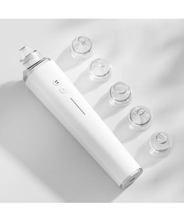 FDA Certified Blackhead Remover Pore Vacuum with WiFi Camera and 6 Suction Heads - Electric Facial Cleanser for Pimple Acne Extraction - White - Buy Online on GoSupps.com