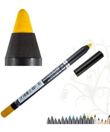 Long-lasting Sparkly Golden Yellow Waterproof Eyeliner - Shade #13 | Smudge-proof Eye Liner - Buy Online on GoSupps.com