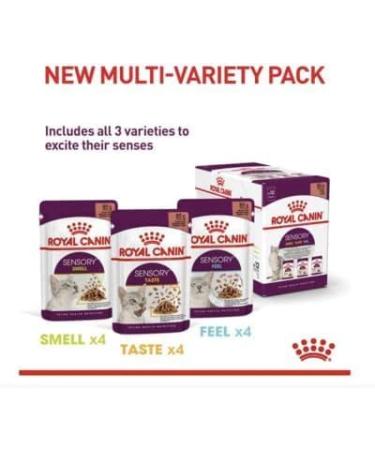 Royal Canin Sensory Feel in Gravy Wet Cat Food for Picky Cats 85g (Pack of 24) - Buy Online on GoSupps.com