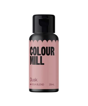 Color Mill Aqua Blend Food Color at Water Base Dinicing - Food Color very intense highly concentrated vegan - 20 ml dusk 20 ml (1 Pack)