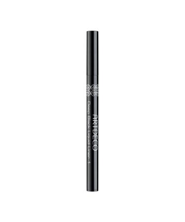 ARTDECO Liquid Liner waterresistant liquid eyeliner with ultrathin felt tip 04 ml 1 deep black